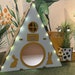 Bungalow Rabbit House,indoor Rabbit Castle, Rabbit Furniture, Extra ...