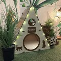 Modern Cat House, Indoor cat Castle, Cat Furniture, Extra Large Cat House, Cat Bed, Bungalow Cat House product logo