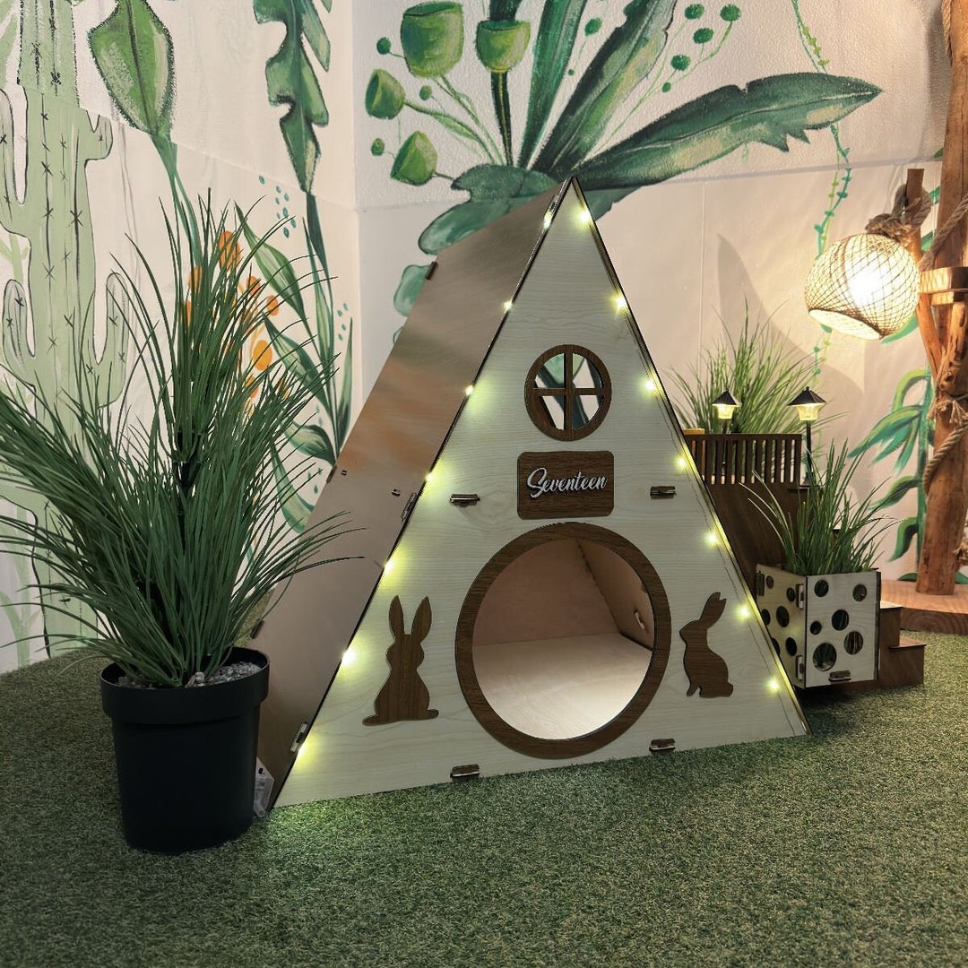 Rabbit Furniture, Bungalow Rabbit House,indoor Rabbit Castle, Extra