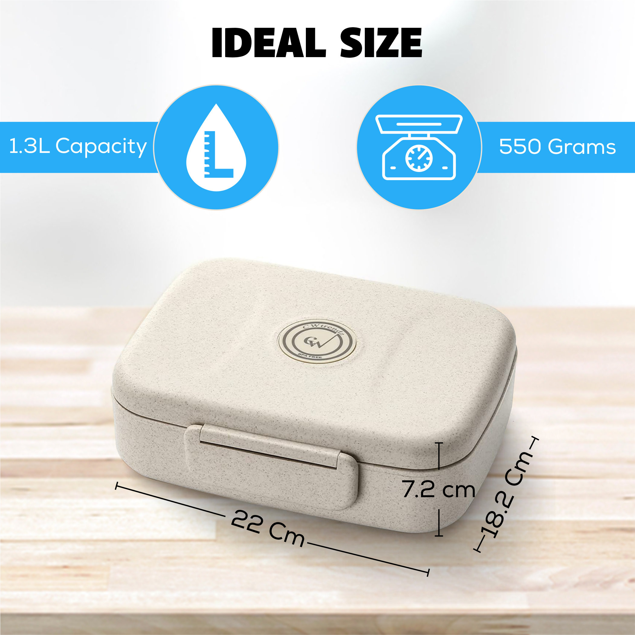 Bento Lunchbox Mit 4 Fächern – Auslaufsichere Mahlzeitenbox, Grün, Für Arbeit, Schule & Reisen