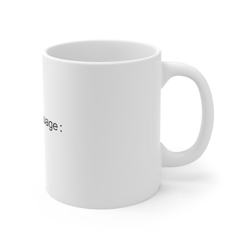 Love-language: CSS; mug | Coder Programming Coffee Cup image 3