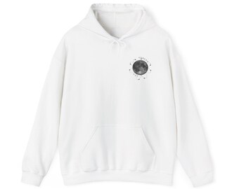 Spaced Out Hoodie, Funny Celestial Planet Sweatshirt, Aesthetic Galaxy Hooded Pullover, Cozy Astronomy Gift for Her, Unisex Oversized Hoodie