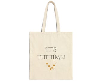 Its Time Heart Christmas Holiday Season Illustration Tote