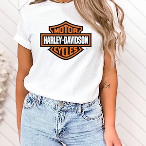 Harley davidson sweatshirt womens top