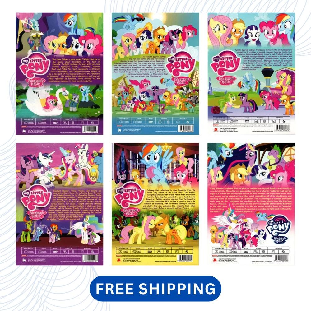 マイリトルポニー（トモダチは魔法）DVD シーズン4～9 英語版 全