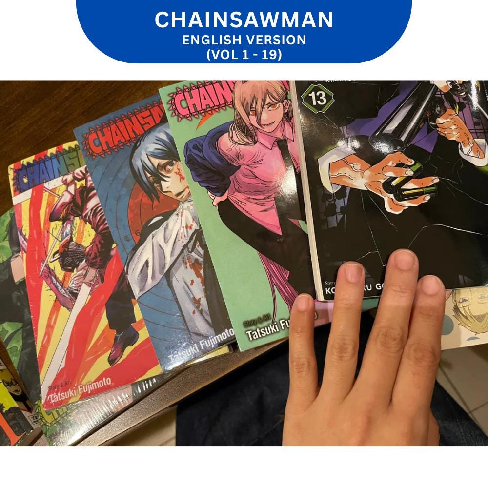 チェンソーマン 漫画 1-19巻 全巻セット 英語版 コミック 藤本タツキ