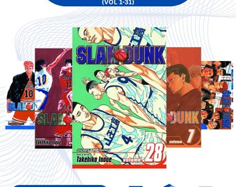 Slam Dunk Manga Volume 1-31 Complete Full Set English Version
