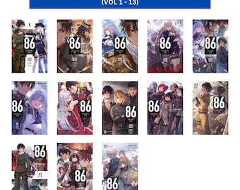 86 Eighty-six Light Novel Book Set Volume 1-13 English Version
