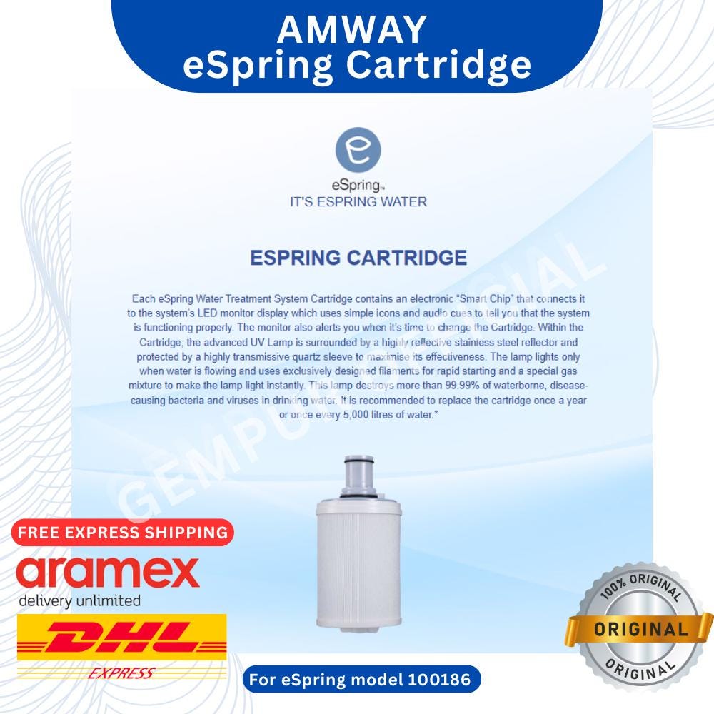 ESpring Replacement Cartridge With Pre Filter Water Filter UV 100186 / 100186M E