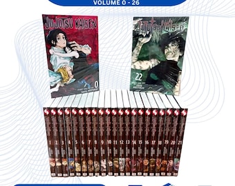 芥見下々著『呪術廻戦 コンプリートボックスセット 0～21巻』(英語