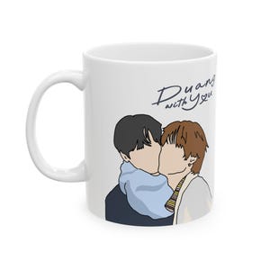 TeeTeepor Duang With You fanart Mugg Thailändsk BL-drama DMD-serie