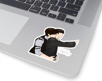 BL-Drama Abo Desire XingQiu Paar-Kiss-Cut-Sticker, EliotHuang x KipukaQiu Design für Fans, Laptop-Aufkleber, Scrapbooking, Dekoration