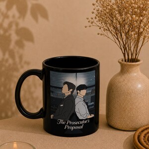 The Prosecutor's Proposal Mug | Park Si Woo x Kim Yoon Sik, BL K-Drama Office Night Design
