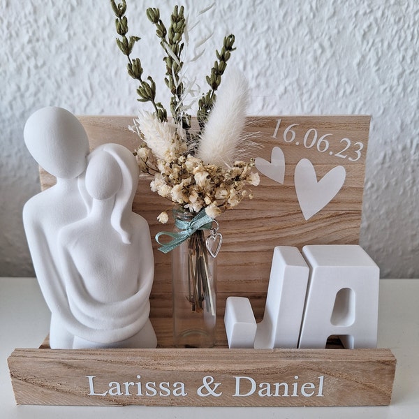 Hochzeitsgeschenk, Ehepaar, Hochzeit, Geschenk, Geldgeschenk, personalisiert, Raysin, Blumen