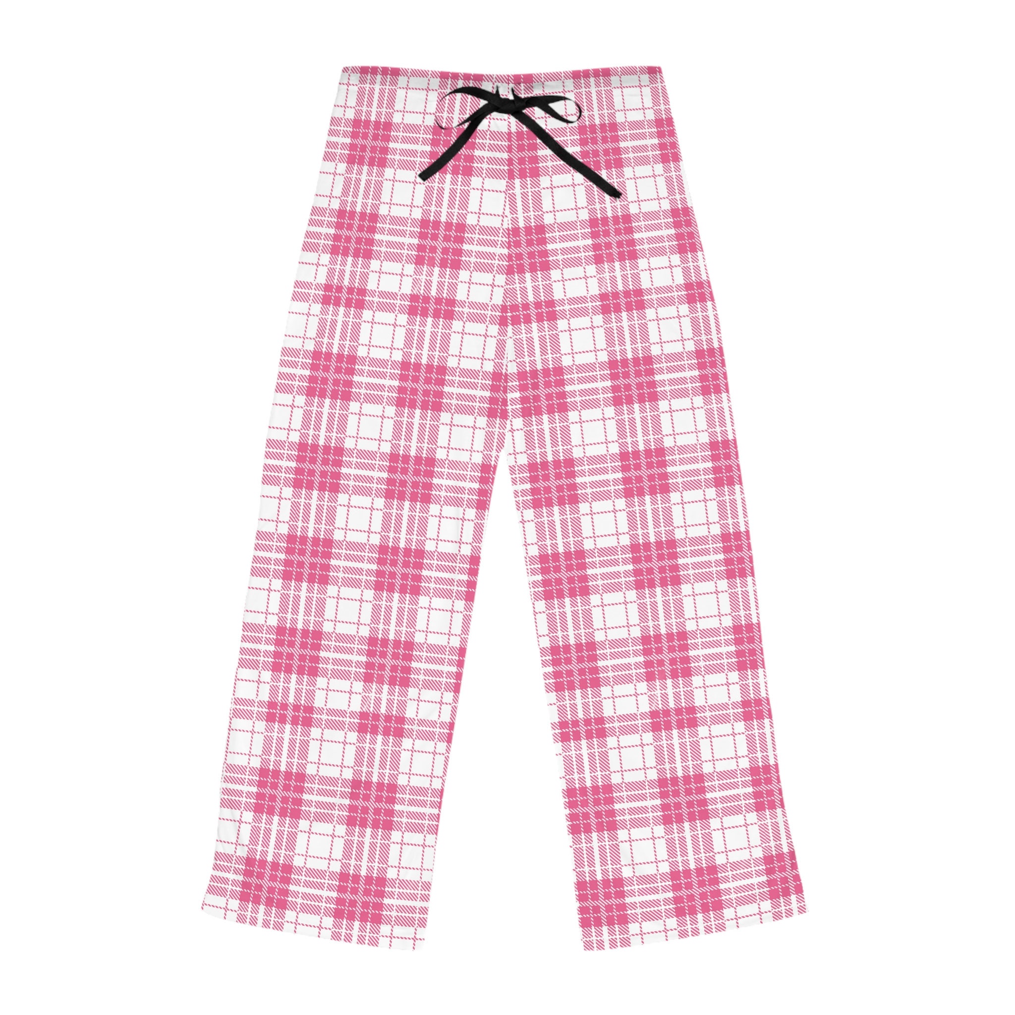 Valentine's Day Pink Plaid Pajama Pants for Women Gift for Her Valentine's  Day PJ Pants Plaid All Over Print in Pink Gift Idea 