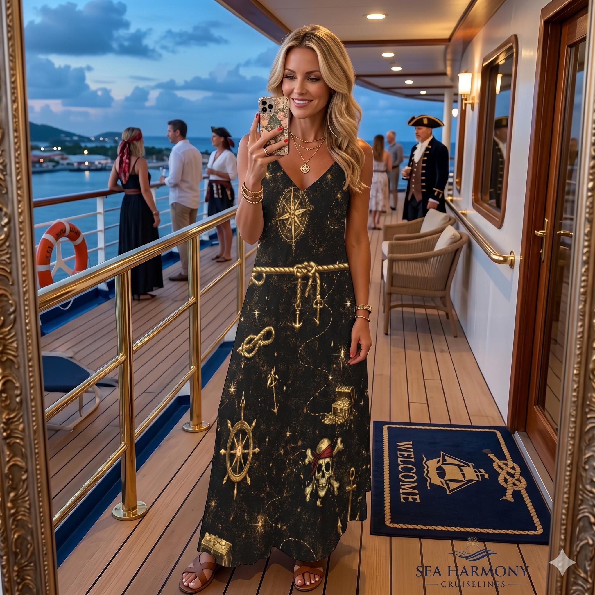 sachin and babi light blue dress Nautical Nights Dress main image 1