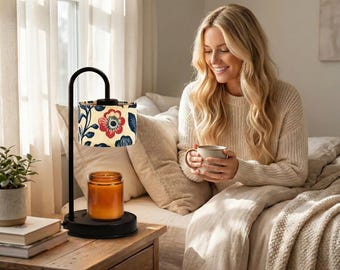 Floral Candle Warmer Lamp with Timer | Electric Candle Melter for Jar Candles  Aesthetic Home Decor Flameless Candle Warmer  Safe Wax Melter