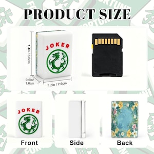 American Mahjong Tiles Set 166 Pieces with Jokers, Floral Mahjong Set,Aesthetic Game Night Tiles,Gift for Mahjong Lovers,Premium Acrylic Set image 5