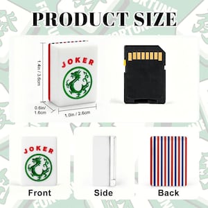 Patriotic American Mahjong Tiles | Red White Blue Stripe Mahjong Set | 166 Piece Mahjong Tiles with Jokers | Custom Mahjong Gift image 4