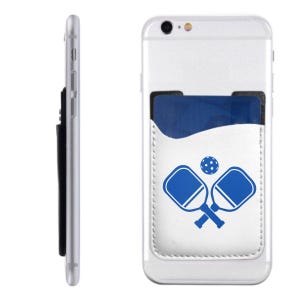 Tarjetero para teléfono, Pickleball, billetera para tarjetas de crédito, billetera para teléfono celular, regalo de diseño personalizado