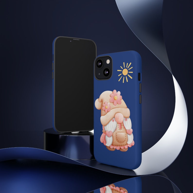 Gnome telefoonhoesje, iPhone 15 telefoonhoesje, Samsung S24 ULTRA hoesje, cadeau voor haar afbeelding 3
