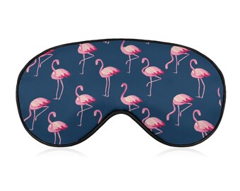 Flamingos Sleeping Eye Mask, Gift for Mom, Flamingo Fan, Bird Lover