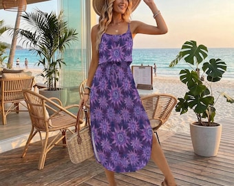fitted lace wedding dress Upon The Moon Strapless Maxi Dress Purple main image 0