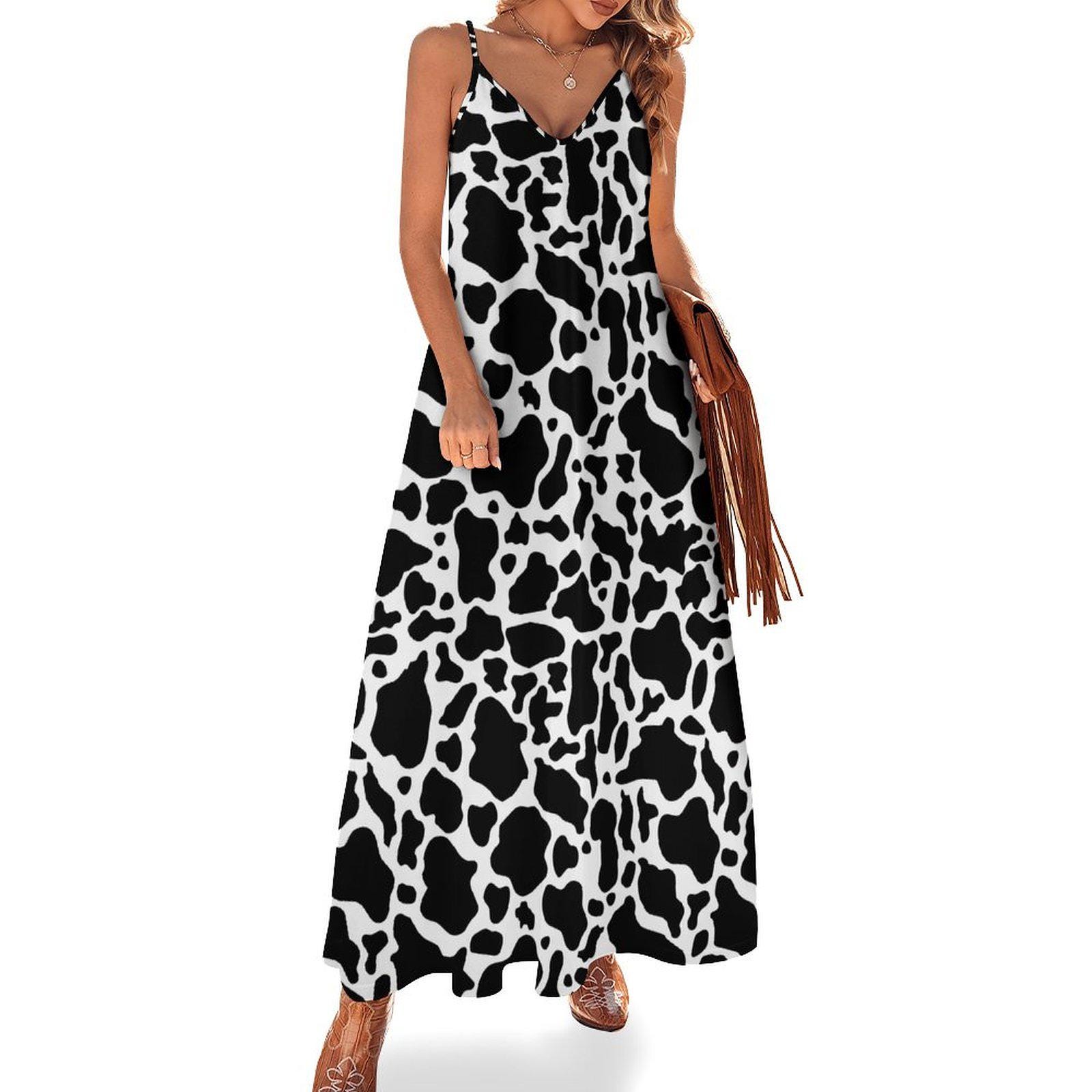 green emerald velvet dress High Neck Sleeveless Mini Dress Cow Print