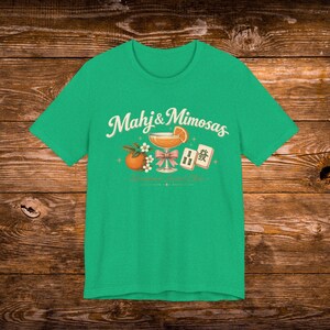 Mahj & Mimosas Tee | Mahjong Tiles, Orange Cocktail Graphic image 8