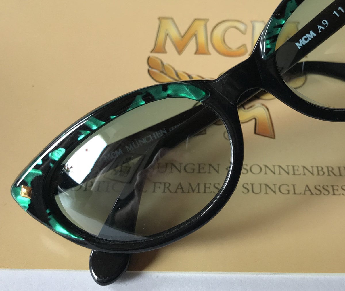 MCM Sunglasses, 80s, NEW Unworn, From Collection, Havana 
