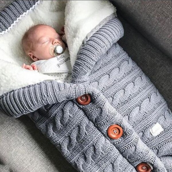 Knitted Sleeping Bag Etsy