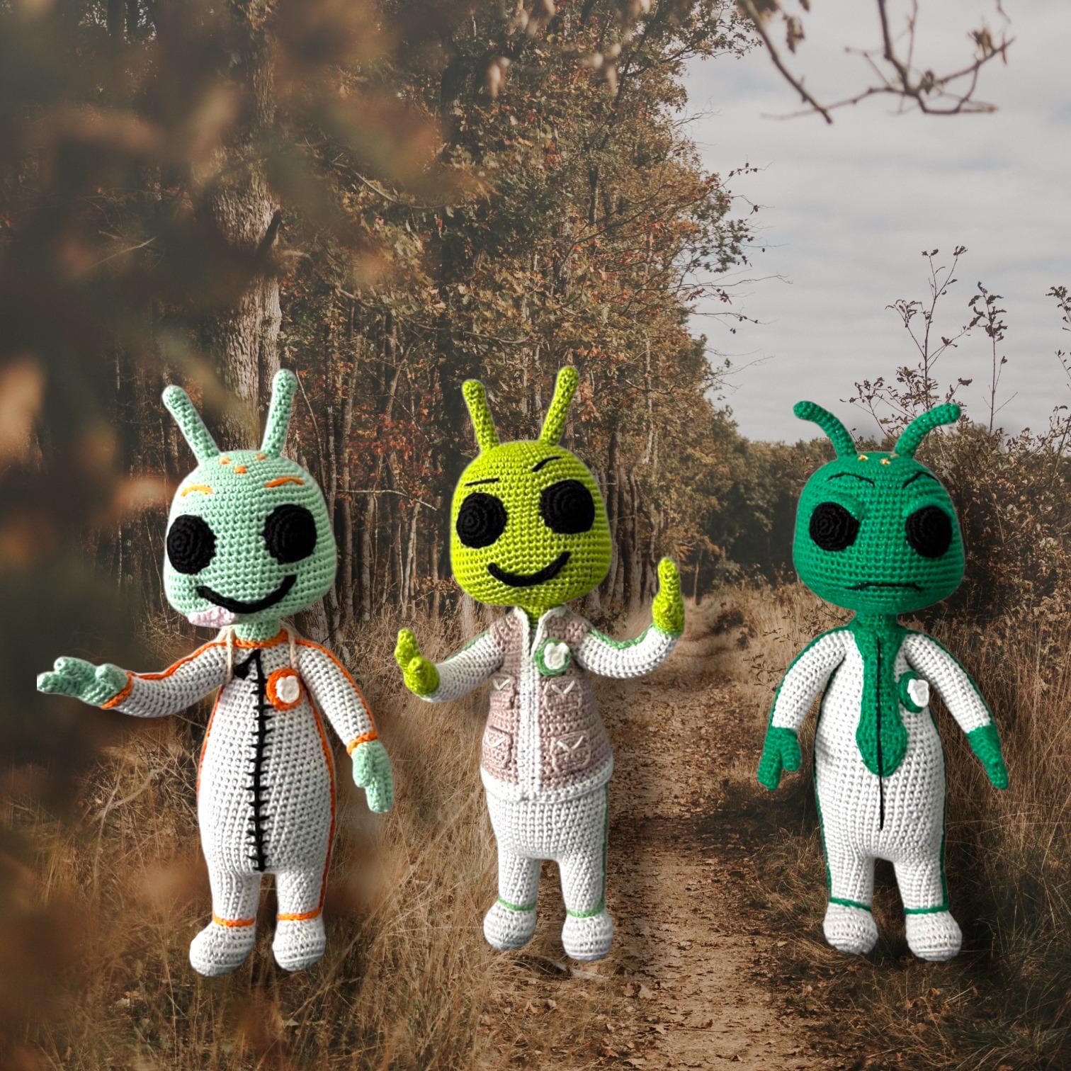 Crochet Alien TV Show Character Plush, Handmade Toy - Etsy
