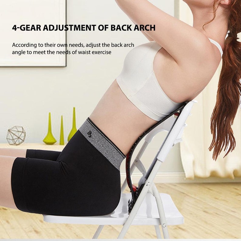 Back Massage Stretcher Neck Waist Pain Relief Fitness image 8
