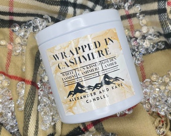 Wrapped in Cashmere Double Wicked 12oz Candle