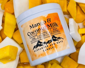 Mango & Coconut Milk Double Wicked 12oz Candle