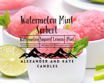 Soy Wax Melts- Watermelon Mint Sorbet