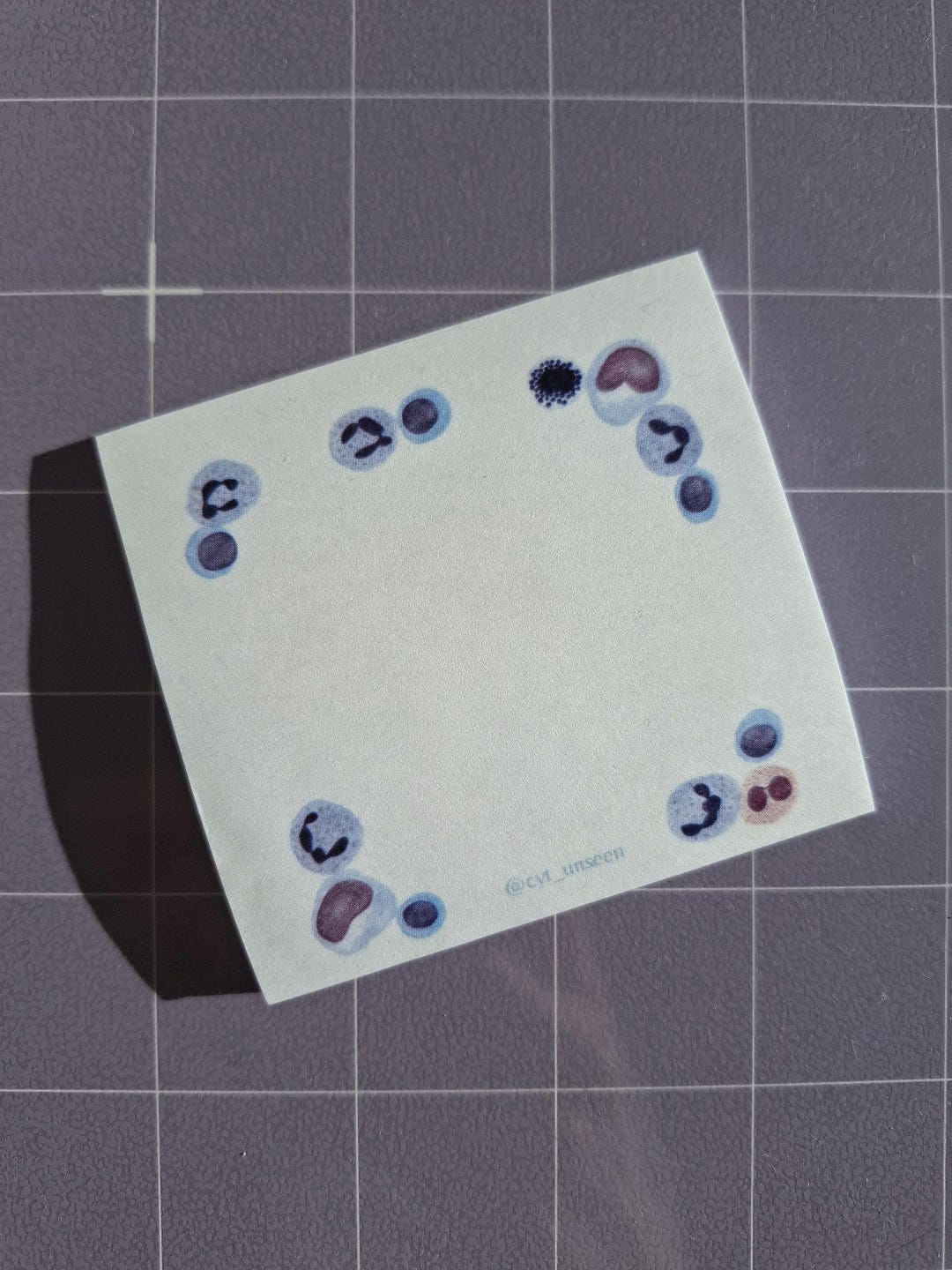 Blood Cell Art Post-it Notes (blue Toned), Sticky Notes - Etsy