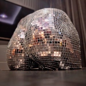 Disco Duo Mirror Planters - Male and Female Body Plant Pot, Mirror Ball Planters, Cheeky Home Décor, Unique Gift Idea, made to Order