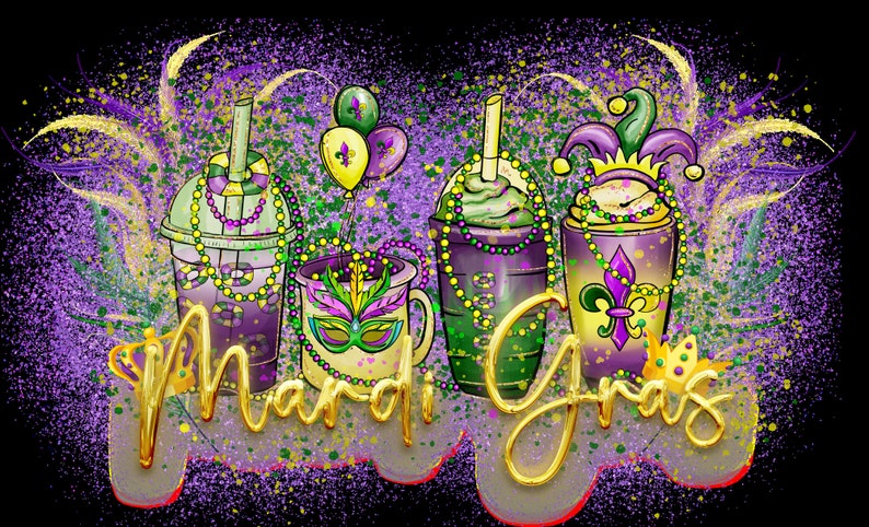 mardi gras coffee cake