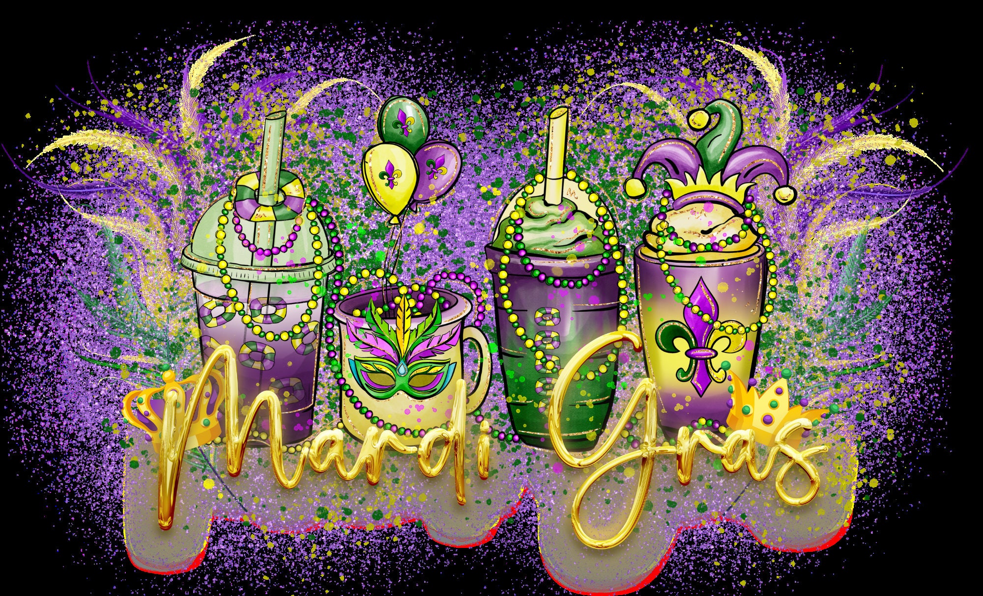 mardi gras coffee table book
