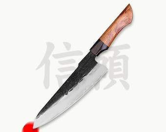 Hand Forged Carbon Steel Chef Knife 20cm