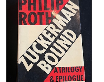 Zuckerman Bound Philip Roth 1985 1. wydanie 1. druk Miękka oprawa Powieść FSG