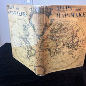 KARTOR och KARTMAKARE 1961 R. V. Tooley 3:e upplagan Inbunden + Skyddsomslag