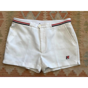 80s Striped Shorts White - Etsy
