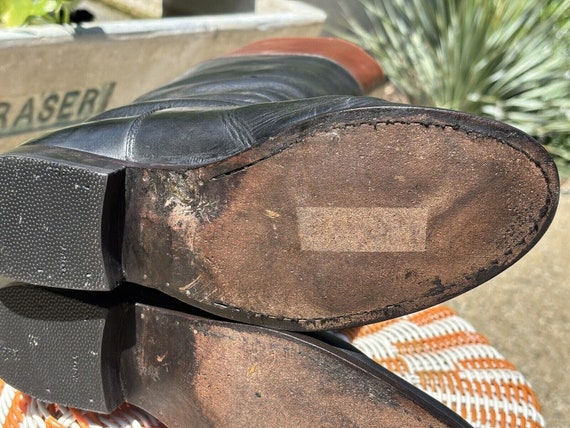 Frye two tone boots outlet