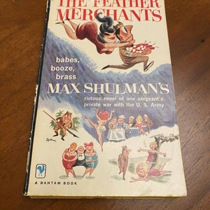 Max Shulman’s The Feather Merchants, Bantam Edition, Paperback 1959