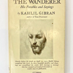 Kahlil Gibran The Wanderer 1969 17th Printing HC DJ