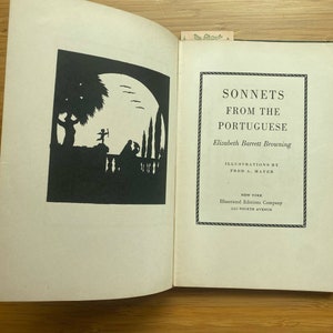 Sonnets from the Portuguese by Elizabeth Browning 1937 Illus. Fred Mayer