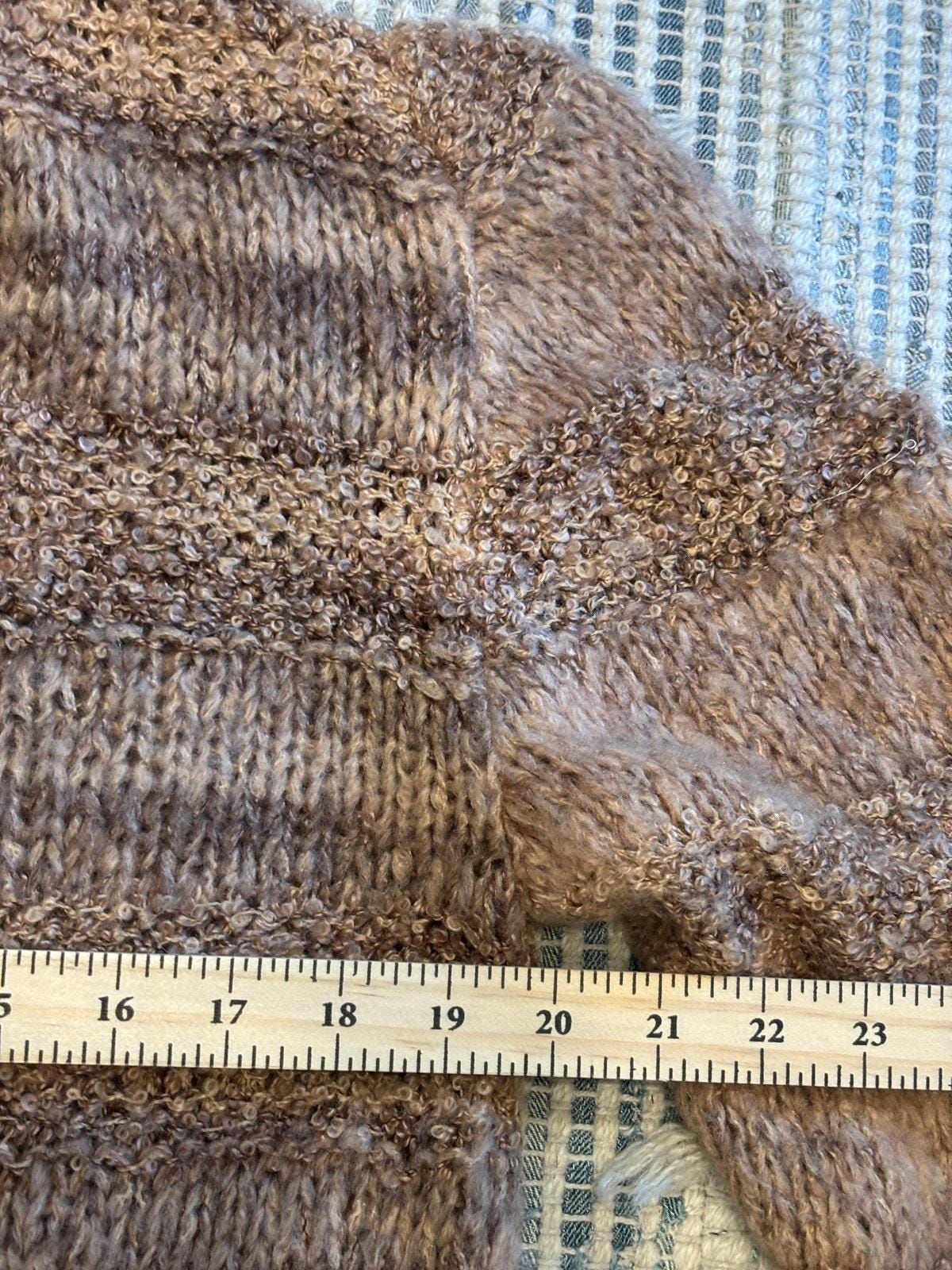 Vintage 1970s 1980s Knit Cardigan the Broadway Made in Italy Wool 
