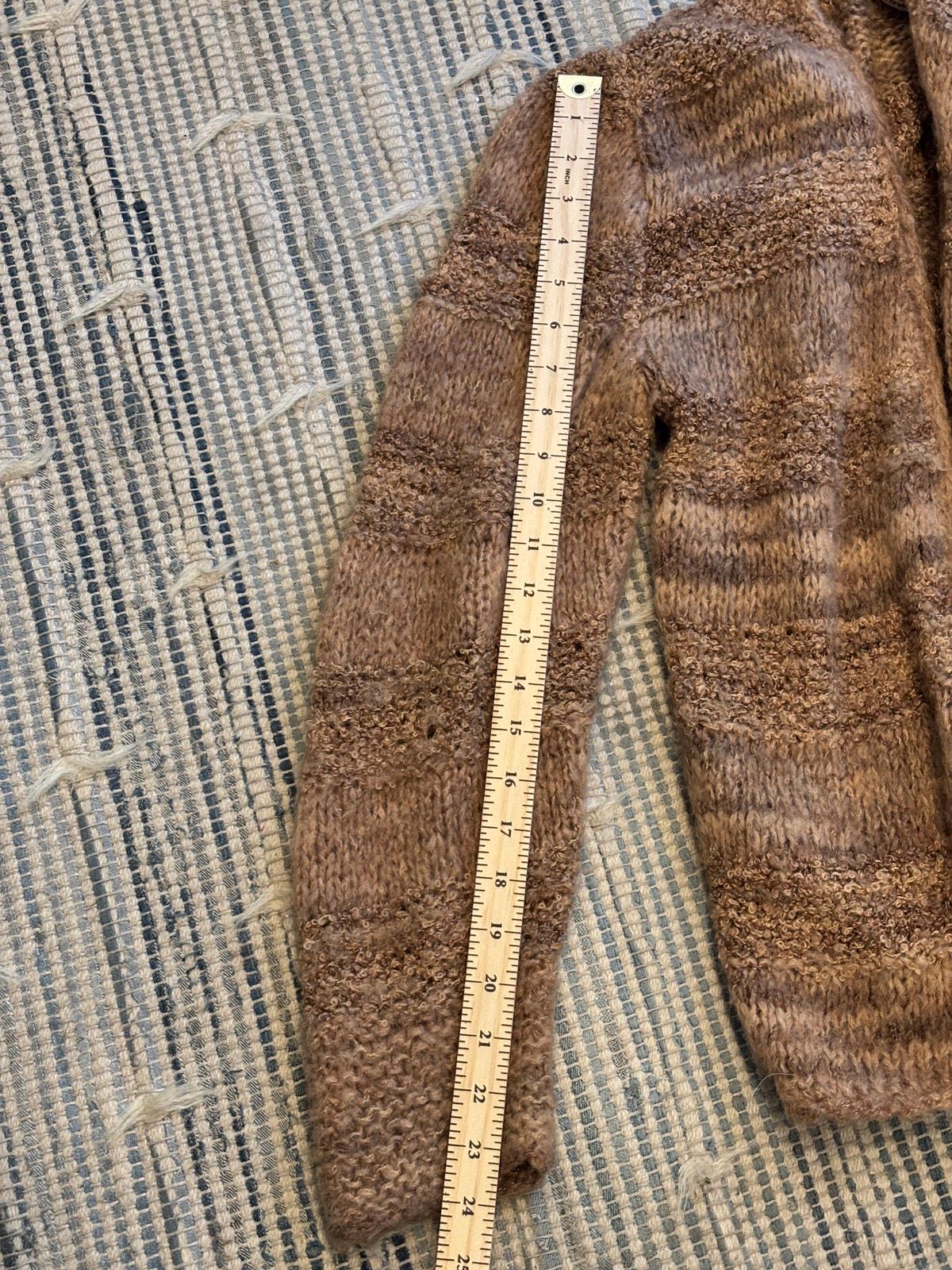 Vintage 1970s 1980s Knit Cardigan the Broadway Made in Italy Wool 